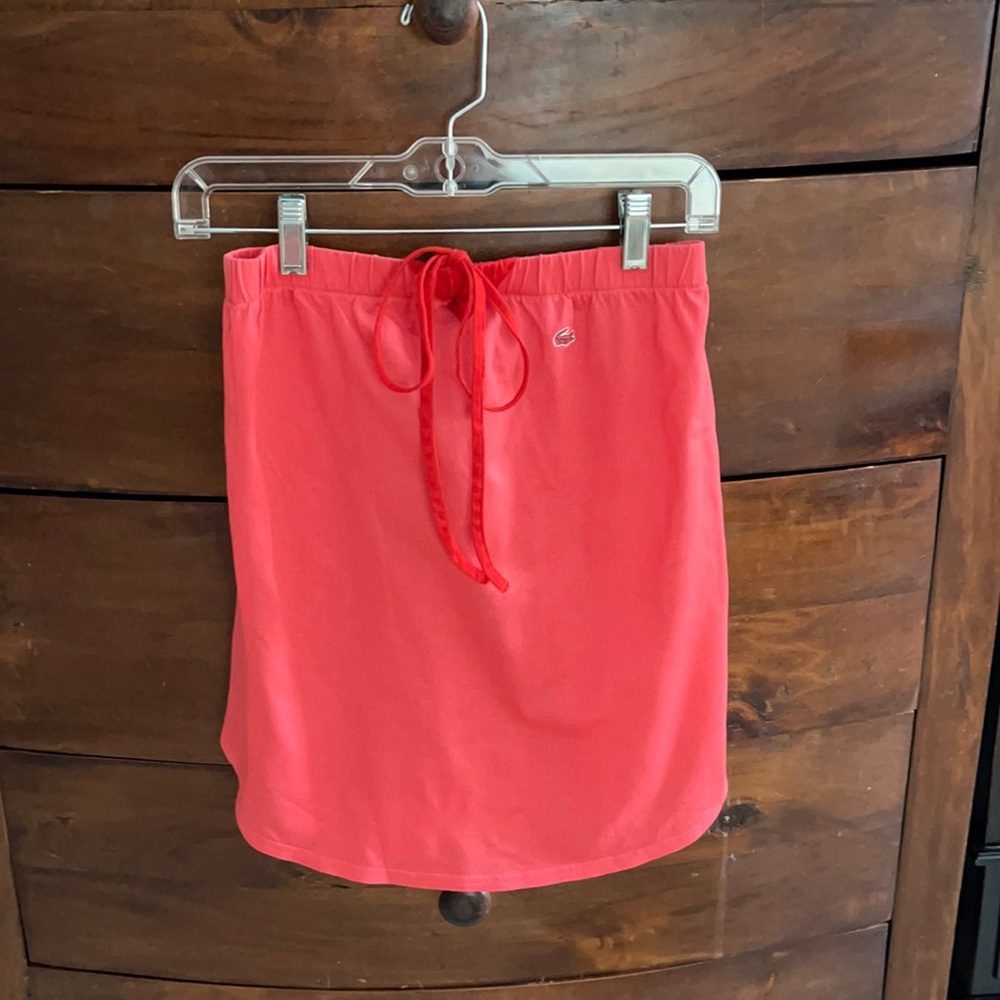 Lacoste strapless pique sporty top